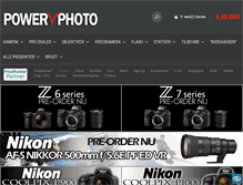Tablet Screenshot of powerphoto.dk